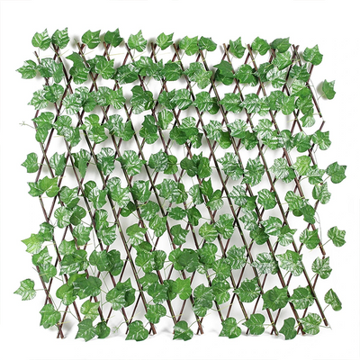 Home Decor Expandable Grass Fence Plastic Artificial Wall Hedge Balcony Privacy Decorative 