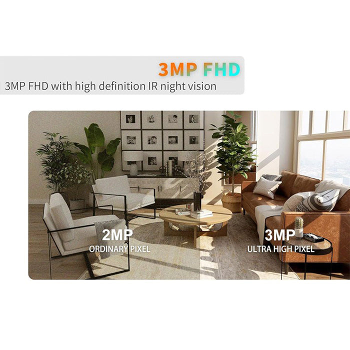 Indoor security camera smart camera with wifi connectivity – Homesouq Qatar