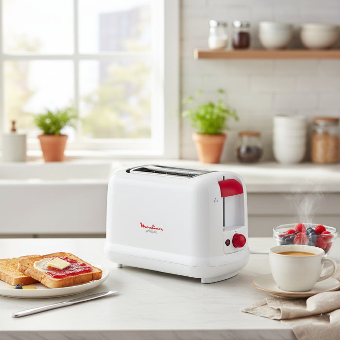 Homesouq Qatar bread toasterk compact electric 2 slice toaster with adjustable heat settings