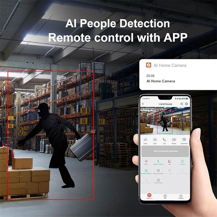 Indoor smart camera with wifi security camera and CCTV features – Homesouq Qatar