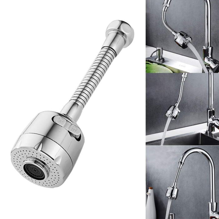  Kitchen Faucet Head 360°Swivel Water Saving 2-Function Spray Head   Durable