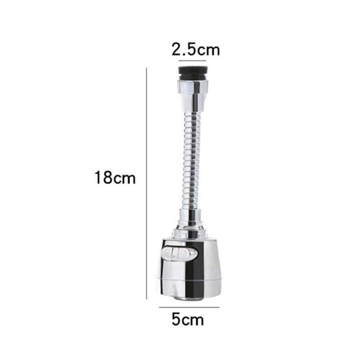 Kitchen Faucet Head 360°Swivel Water Saving 2-Function Spray Head dimensions
