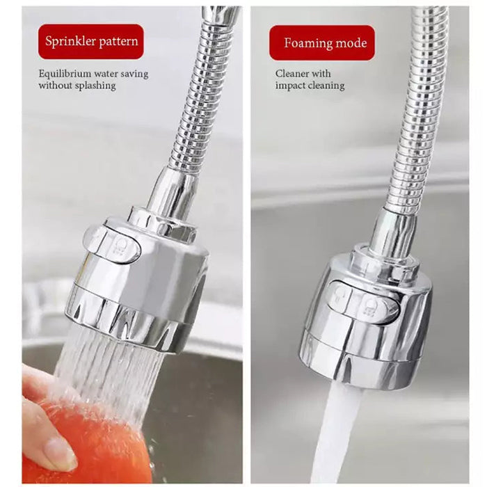  Kitchen Faucet Head 360°Swivel Water Saving 2-Function Spray Head sprinkler pattern