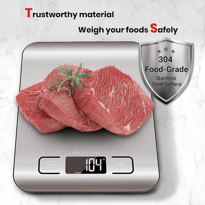Kitchen Scales Digital Food Scale, Electronic Cooking Scale with LCD Display trust worthy material