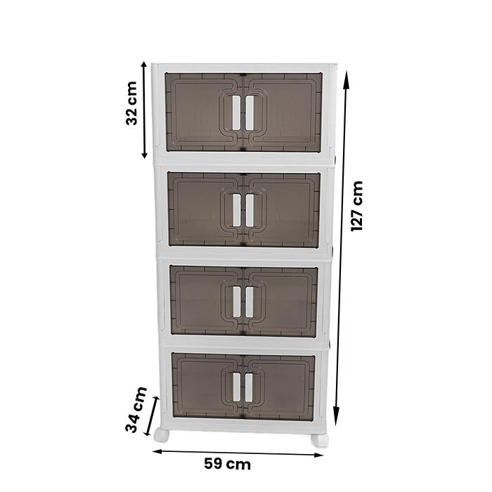 Multi-level shelf rack kitchen storage rack shelf with steel rack finish, Homesouq Qatar