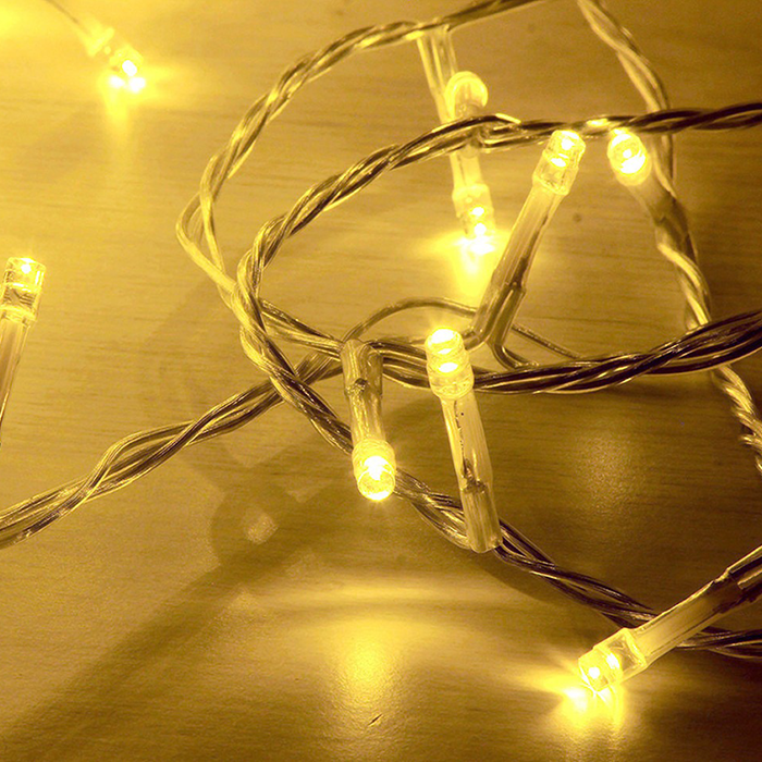 Cozy warm LED string lights with adjustable modes for home decoration and celebrations
