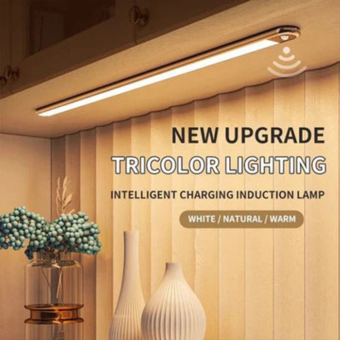 LED Motion Sensor Cabinet Light - Upgrade Under Cabinet Light Dimmable Light USB Rechargeable