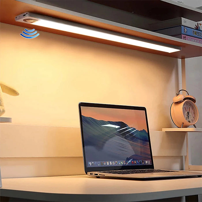 LED Motion Sensor Cabinet Light - Upgrade Under Cabinet Light Dimmable Light USB Rechargeable sensor light