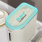 Space-saving kitchen rice dispenser, large capacity automatic container with cup in 32.5cm