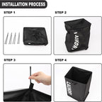 Large Rolling Laundry Basket with Handle on Wheels, Foldable Laundry Hamper installation