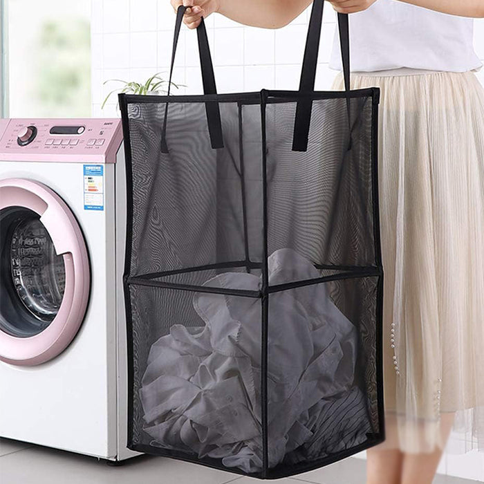 Stylish laundry basket tote bags for bedroom or bathroom, soft laundry hamper bag – Homesouq Qatar