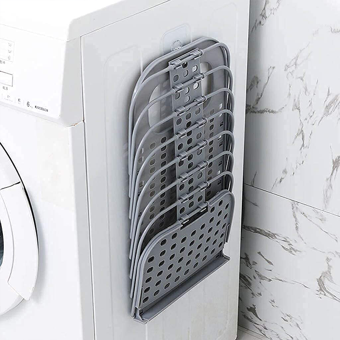 Laundry Hamper Bag for  Home, Office, Wall Mounted Bathroom Hanging Foldable Plastic Laundry storage Basket durable