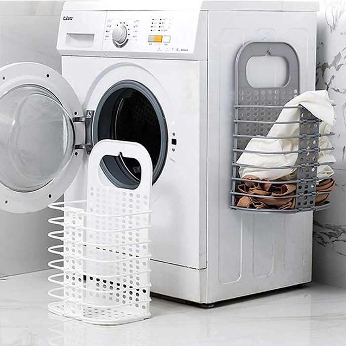 Laundry Hamper Bag for  Home, Office, Wall Mounted Bathroom Hanging Foldable Plastic Laundry storage Basket for dirty clothes