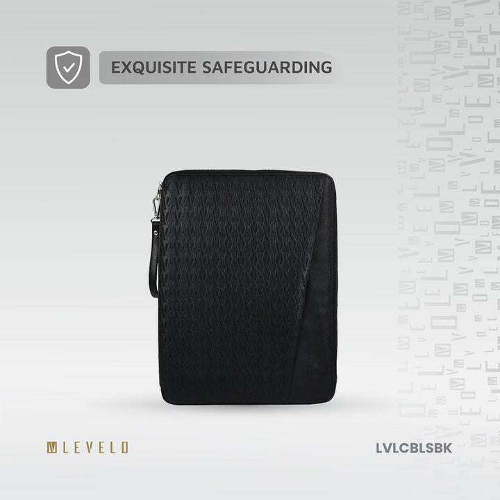 Levelo Cristallo Booktype Laptop Sleeve - Exquisite Safeguarding
