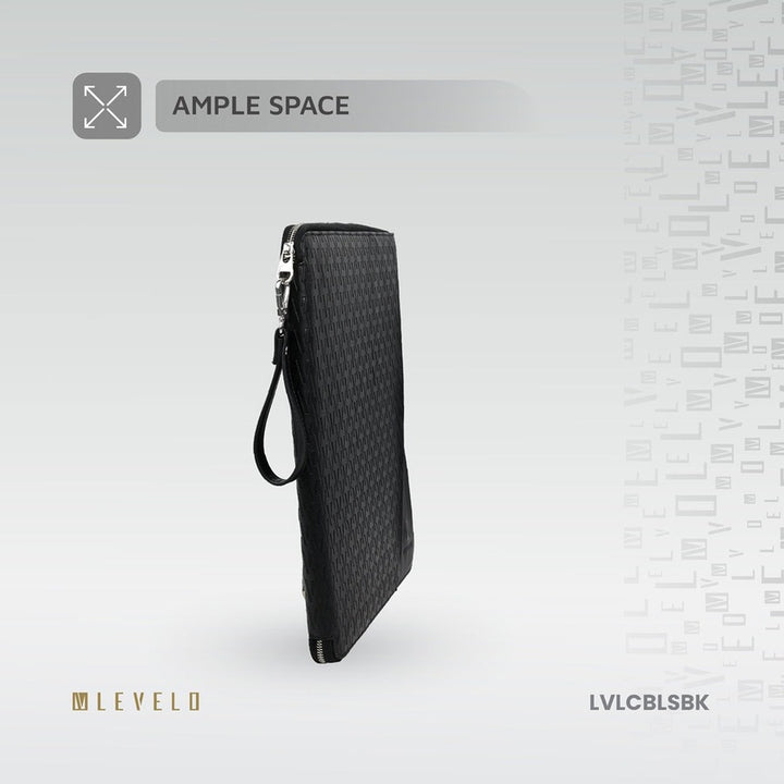 Levelo Cristallo Booktype Laptop Sleeve - ample space