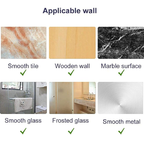 Light Weight Wall Mount Mop Holder For Mop Broom For Bathroom applicable wall