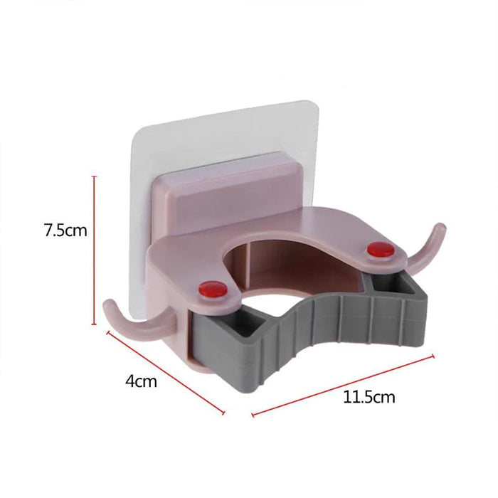 Light Weight Wall Mount Mop Holder For Mop Broom For Bathroom dimensions