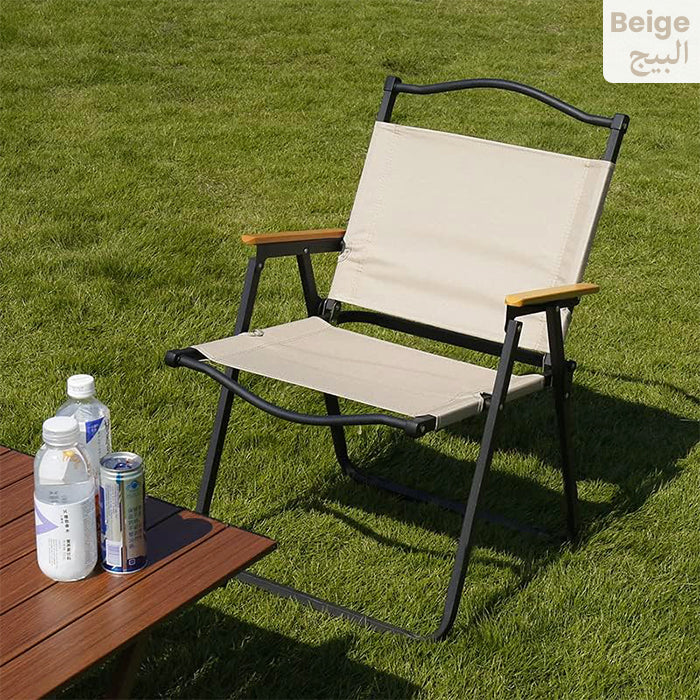 Lightweight camping chairs with foldable design, durable folding chairs by Homesouq Qatar