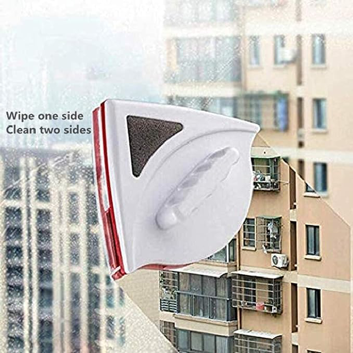 Magnetic Window Cleaning Set, Double Side Window Cleaning Brush Glass Washer Wiper