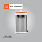 Make healthy, oil-free popcorn in 2-4 minutes. 1200W power, 60g capacity, and compact design with UK plug quick and efficient