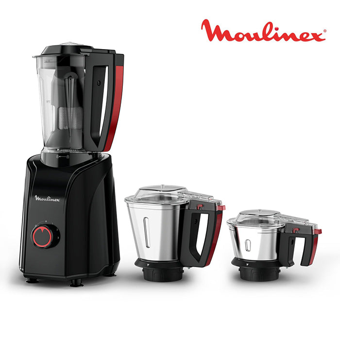 Mixer grinder with powerful motor for smooth blending, Moulinex blender Grinder from Homesouq Qatar