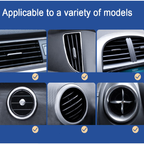 Mobile Phone Holder for Car - 360° Rotatable Gravity Sensing Smartphone Stand, Air Vent Clip Mount Mobile Cell Stand applicable to a variety models