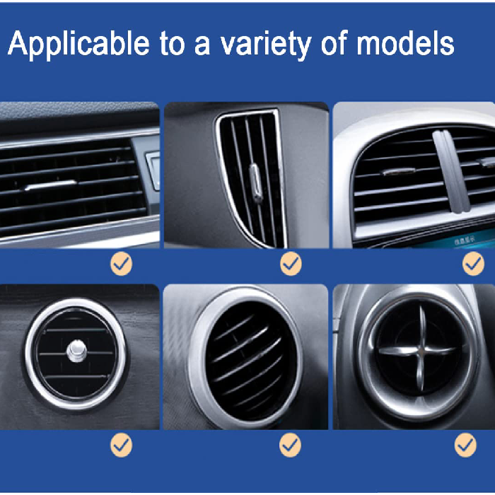 Mobile Phone Holder for Car - 360° Rotatable Gravity Sensing Smartphone Stand, Air Vent Clip Mount Mobile Cell Stand applicable to a variety models