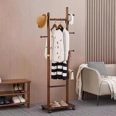 Modern Wooden Coat Stand, Simple Solid Wood Hanger For Bedrooms, Stylish Coat Rack for small spaces