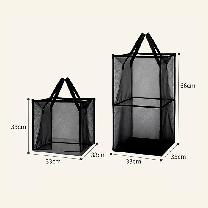 Strong laundry basket tote bags for everyday washing needs, durable laundry hamper bag – Homesouq Qatar