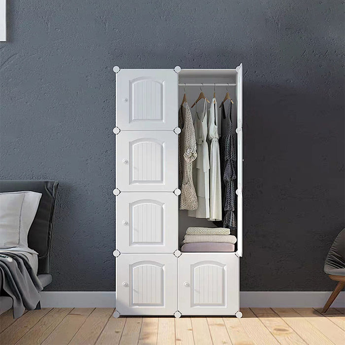 Space-saving closet organizer designed for wardrobe closet organization by Homesouq Qatar