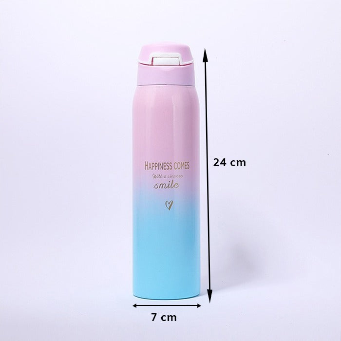 Modern water cup vacuum insulated water bottle for office and travel, dimensions Homesouq Qatar