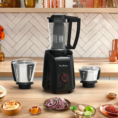 Compact mixer grinder ideal for daily kitchen use, reliable Moulinex blender Grinder Homesouq Qatar