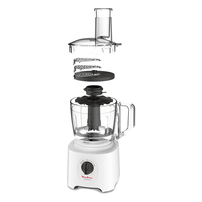 Moulinex Easy Force Food Processor with Speed Settings and Attachments for Chopping and Blending