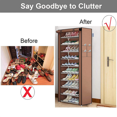 Multi-Layer Minimalist Multi-function Shoe Rack, Shoe Storage Organizer Shelf easy storage
