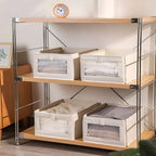 Storage organizer wardrobe organizer with multi-layer cloth organizer design and sturdy cloth storage rack by Homesouq Qatar