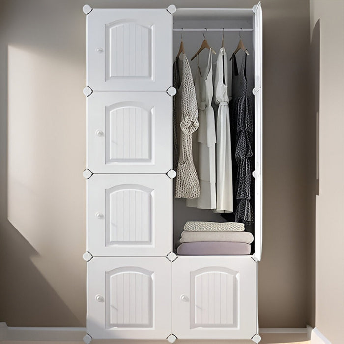 Practical closet organizer for wardrobe closet with easy-access organizer design from Homesouq Qatar