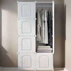 Practical closet organizer for wardrobe closet with easy-access organizer design from Homesouq Qatar