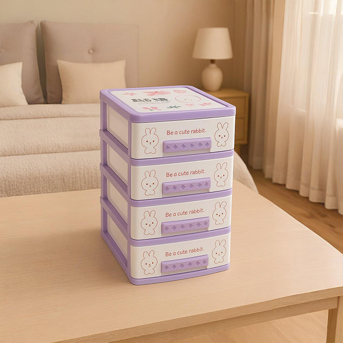 Multi-layer Drawer Type Storage Cabinet Box, Kids Toy Organizer Shelf 