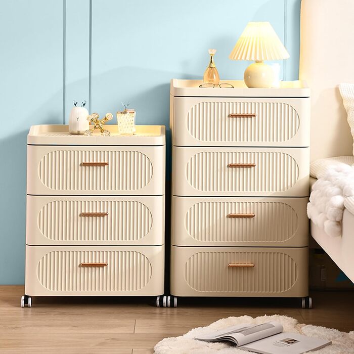 Multi-shelf cabinet offering ample storage space, stylish and durable portable cabinet by Homesouq Qatar