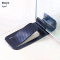 Adhesive Easy Installation Adjustable Under Door Closure - For Auto Door Closing black