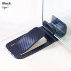Adhesive Easy Installation Adjustable Under Door Closure - For Auto Door Closing black