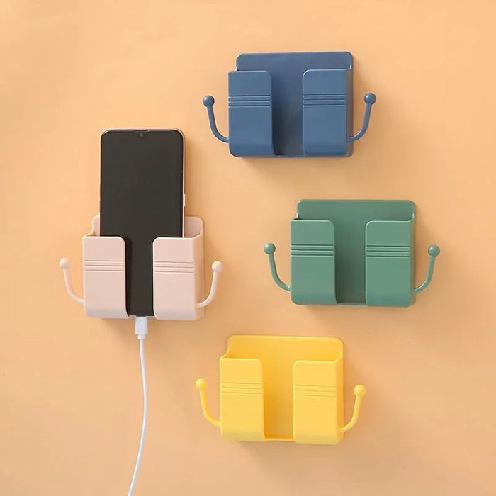 Multi Purpose Bed Side Wall Mount Mobile Phone Holder with Hook colors