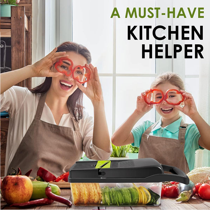 Multi functional 12 in 1 Kitchen Gadget for Vegetable Cutting With Fruit Slicer With Water Drainer kitchen helper