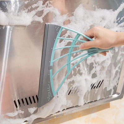 Multifunction Magic Broom, 2-in-1 Universal Wiping Sweeper Durable Eco Friendly Broom with Scraper glass cleaner