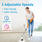 Multifunctional Electric Cleaning Brush - 9-in-1 Cordless Power Spin Scrubber, Household Cleaning Gadget adjustable speed