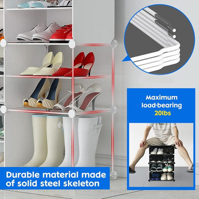 Multi-layer shoe closet and sturdy shoe cabinet for modern homes by Homesouq Qatar