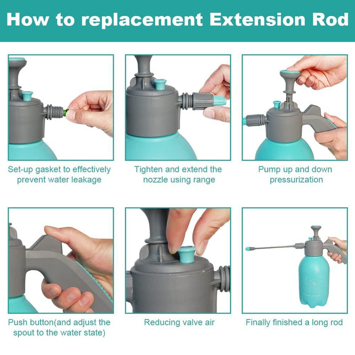 Multi-use sprayer pressure water sprayer for plants and surfaces by Homesouq Qatar