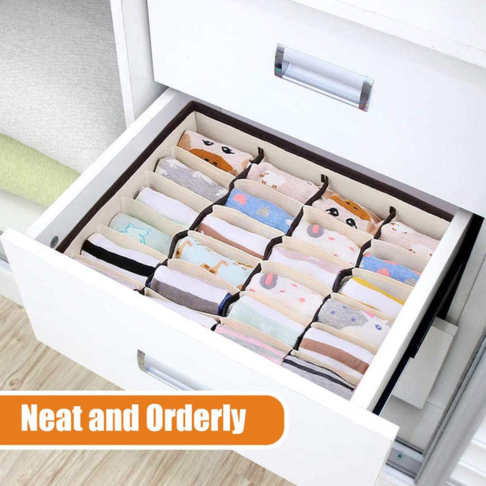 Wardrobe storage drawers with foldable storage organizers – Homesouq Qatar