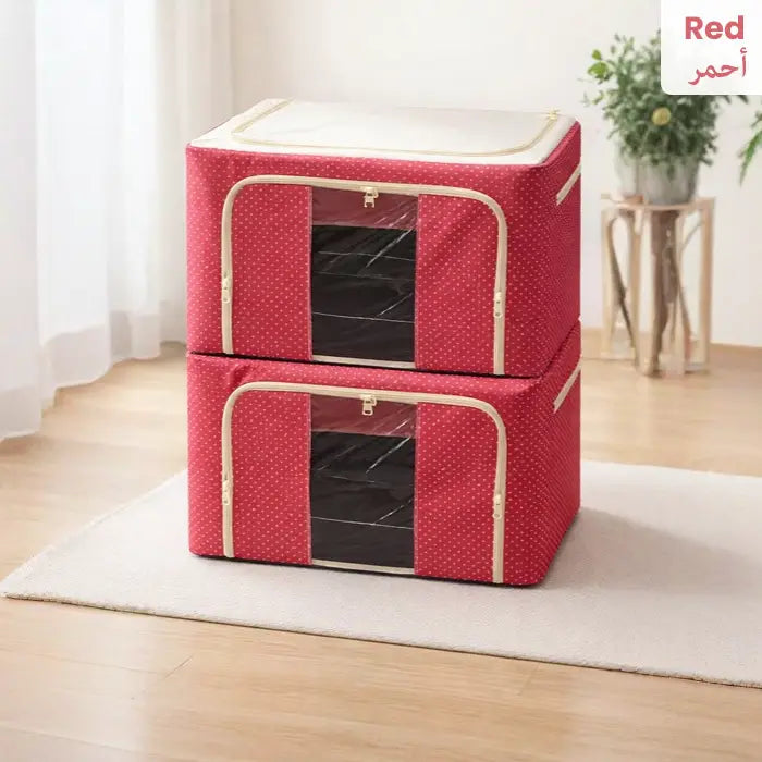 72 L Foldable Wardrobe Clothing Storage Organizer Bag