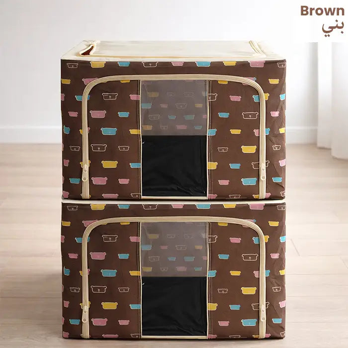 72 L Foldable Wardrobe Clothing Storage Organizer Bag